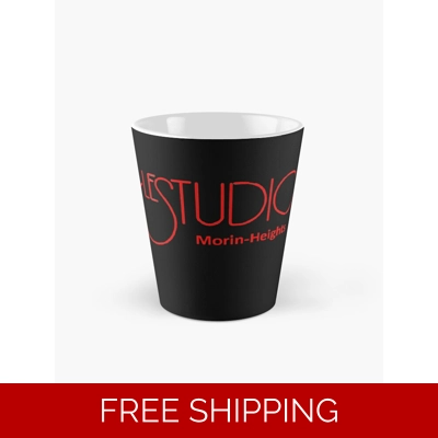 Tall Mug Black Red Logo MH Red